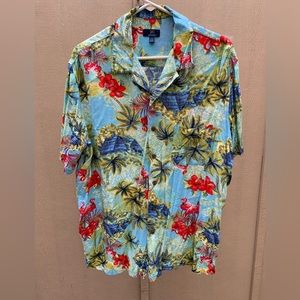 Men’s Hawaiian shirt FLAMINGO L
